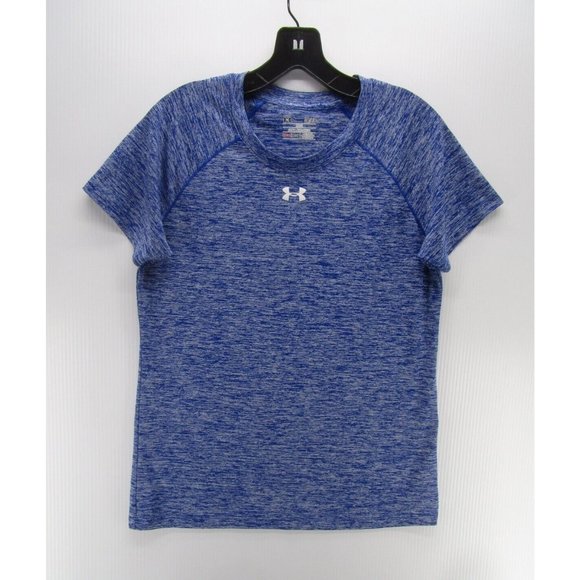 Under Armour Shirt Small Heat Gear Loose Running Gym Outdoor Crewneck - Picture 1 of 10